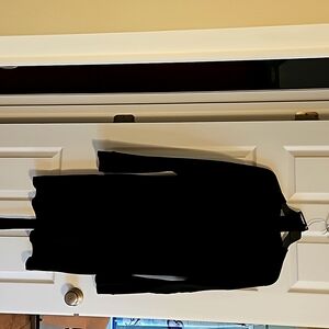 Black Sweater Dress with belt